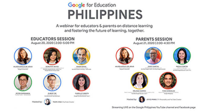 Google to hold a two-day public webinar to share knowledge and tools for distance learning