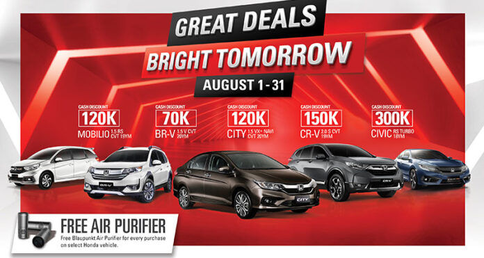 Honda continues huge cash discounts, other great deals this August